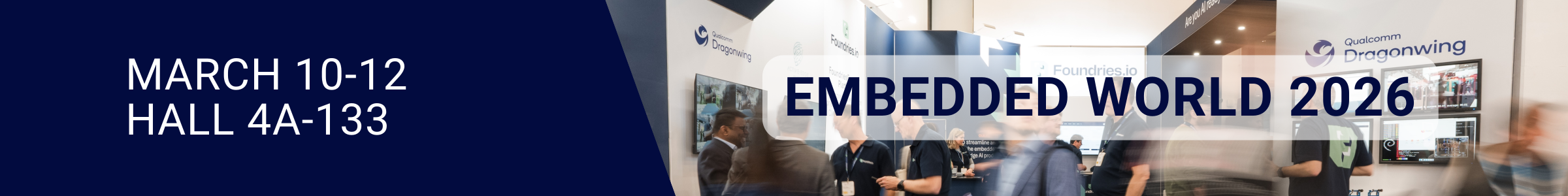 Embedded World 2026 banner